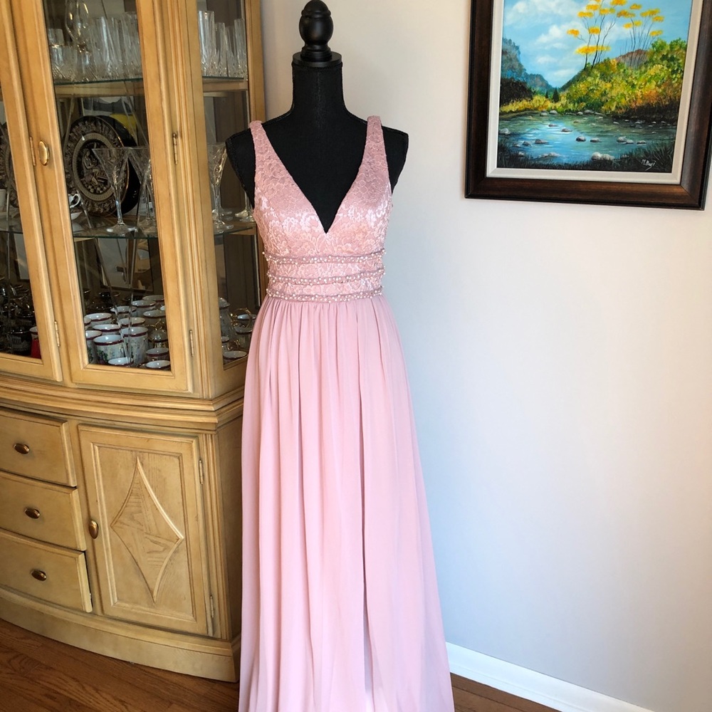Long Pink Dress